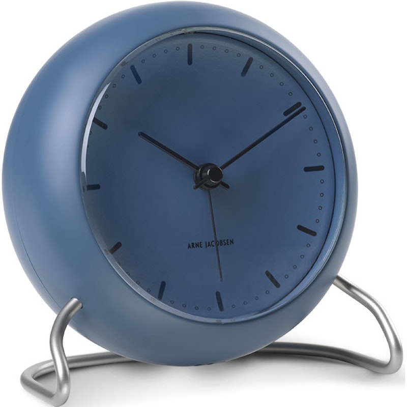 インテリア時計 ARNE JACOBSEN City Hall Table Clock City Hall Table Clock, Stone Blue | RoyalDesign.co.uk
