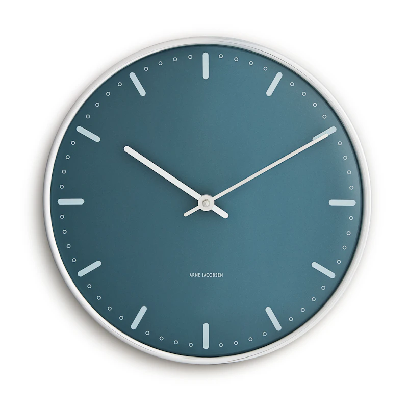 City Hall Wall Clock Ø 29 cm, Blue