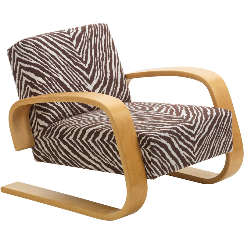 400 Tank Armchair, Zebra / Honey Stained