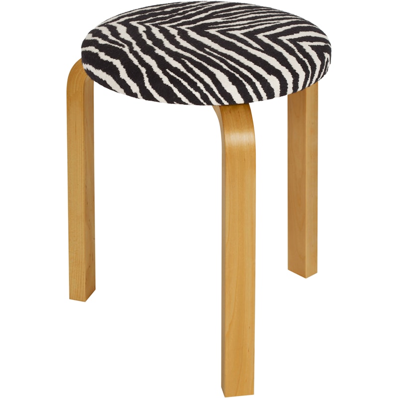 60 Stool, Honey Stained / Zebra