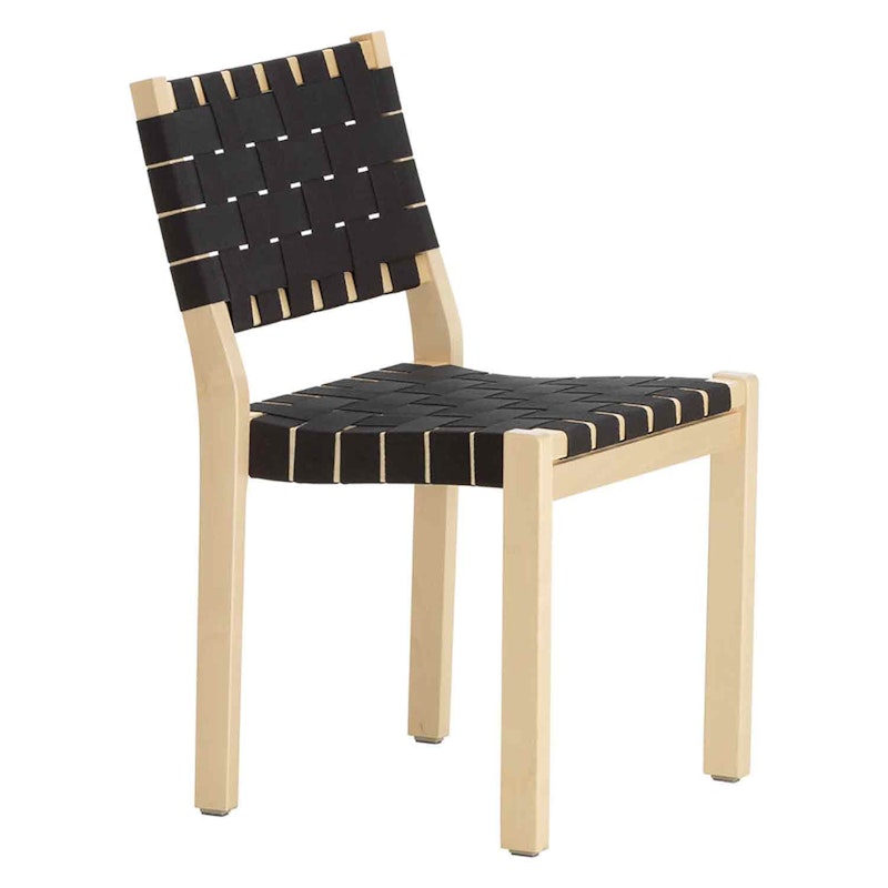 611 Chair, Nature / Black