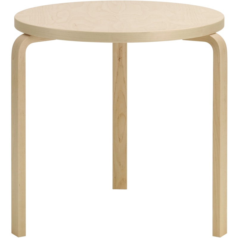 90B Table 75 cm, Birch