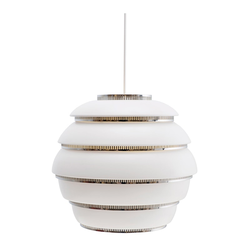 Beehive A331 Pendant, White/Chrome