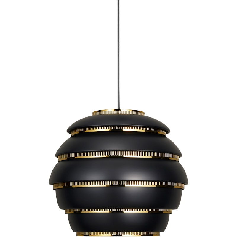 Beehive A331 Pendant, Black/Brass