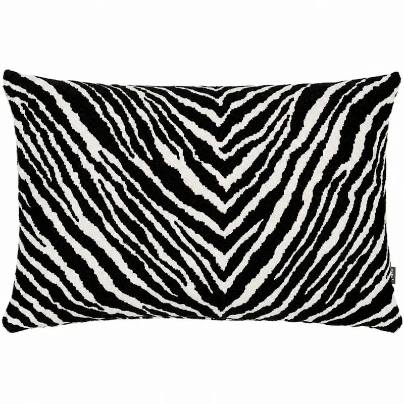 Zebra Cushion Cover 40x60 cm, Black / White
