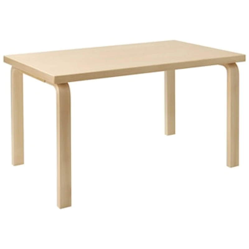 Aalto 80B Children'S Table Rectangular 60x100 cm, Birch