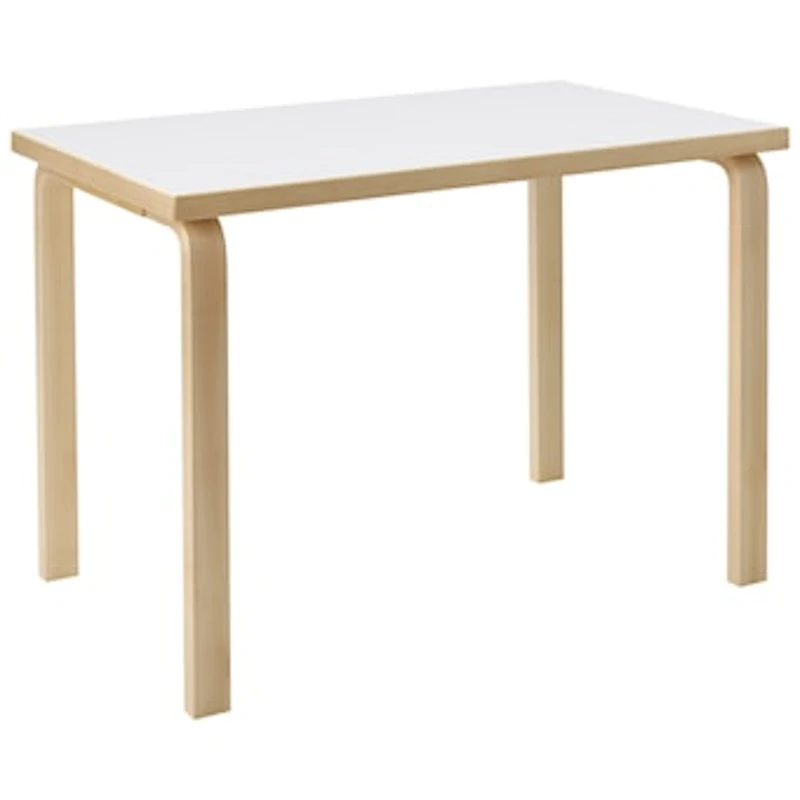 Aalto 80B Table Rectangular 60x100 cm, White Laminate