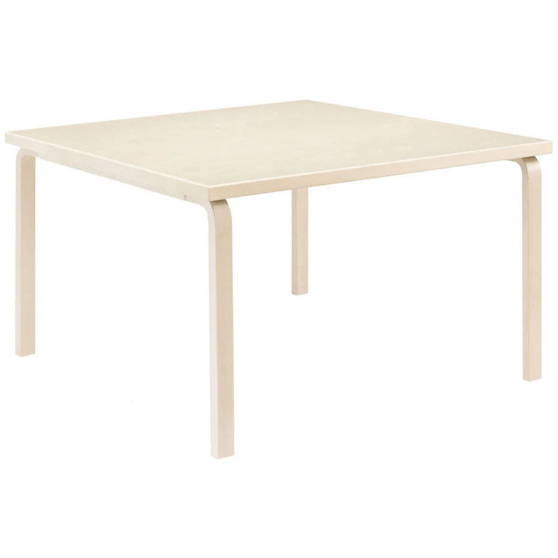 Aalto 84 Table Square 120x120 cm, Birch