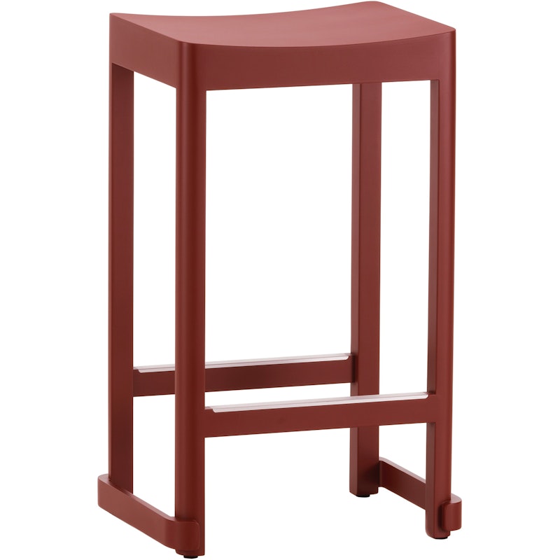 Atelier Bar Stool 65 cm, Dark Red