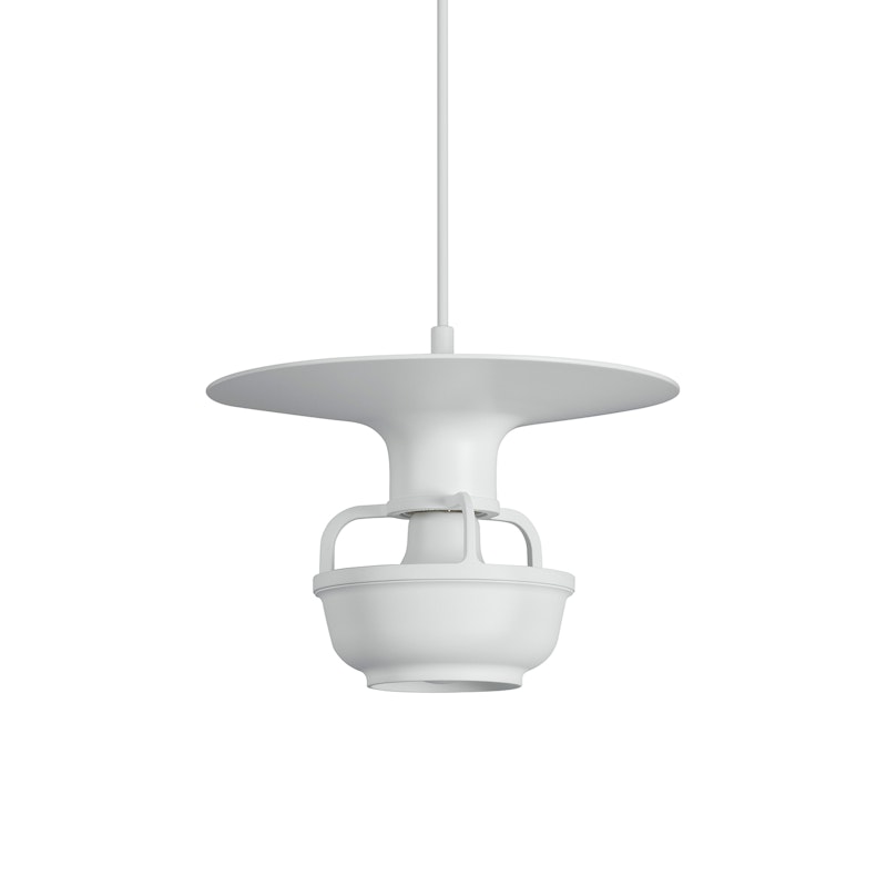 Kori Pendant With Disc Lampshade, White