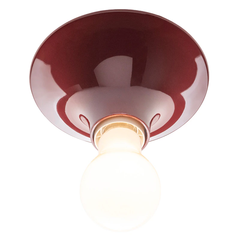 Teti Wall/Ceiling Lamp, Bordeaux