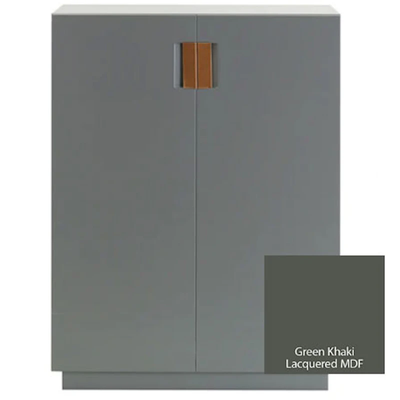 Frame 80 High Cabinet, Green Khaki