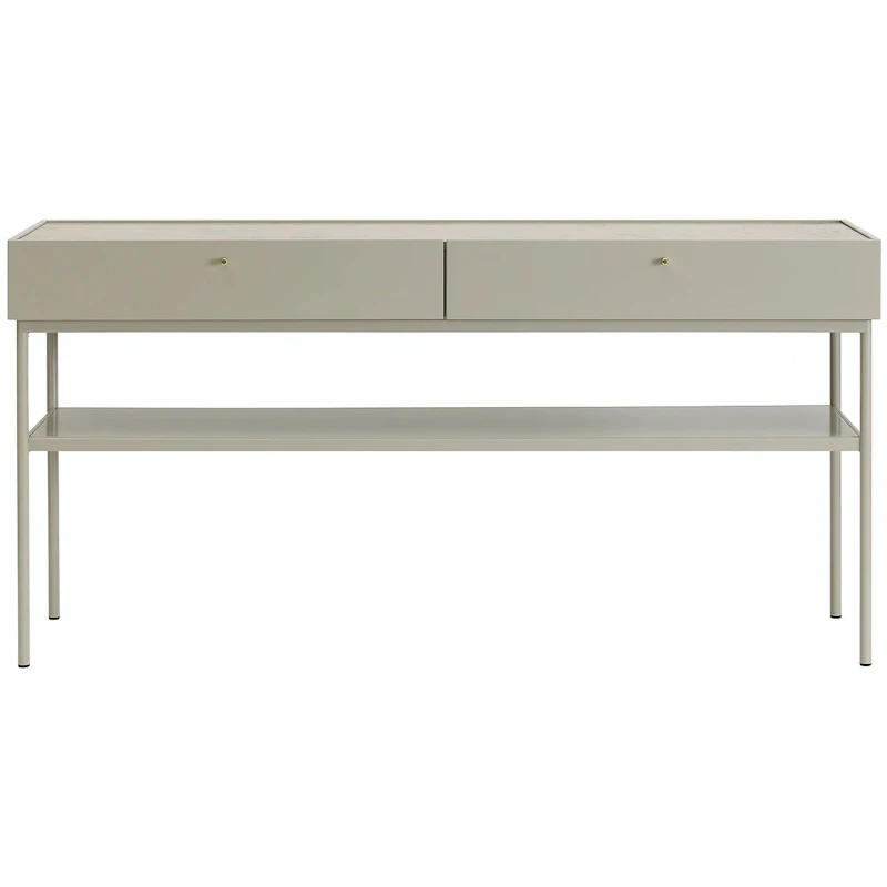 Luc Console 160 Side Table, Dark Sand