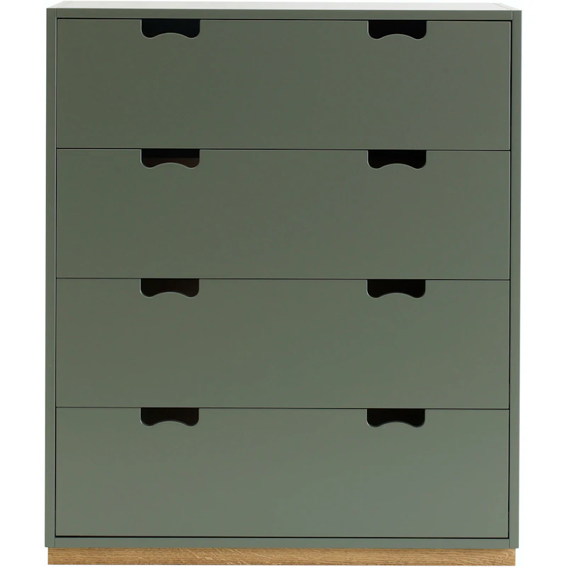 Snow A Chest Of Drawers, Green Khaki