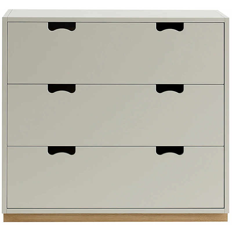 Snow A3 Chest Of Drawers, Light Grey