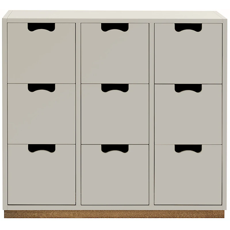 Snow B3 Chest Of Drawers, Light Grey