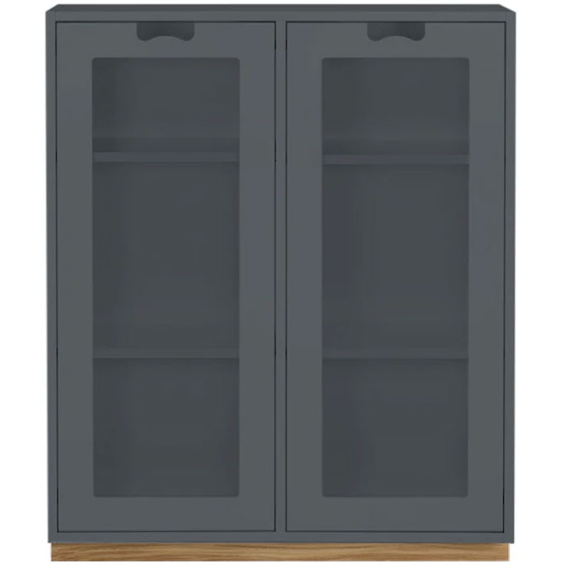 Snow E Display Cabinet 30 cm, Storm Grey
