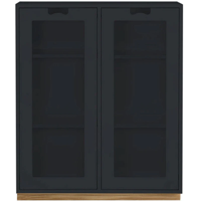 Snow E Display Cabinet 30 cm, Char Grey