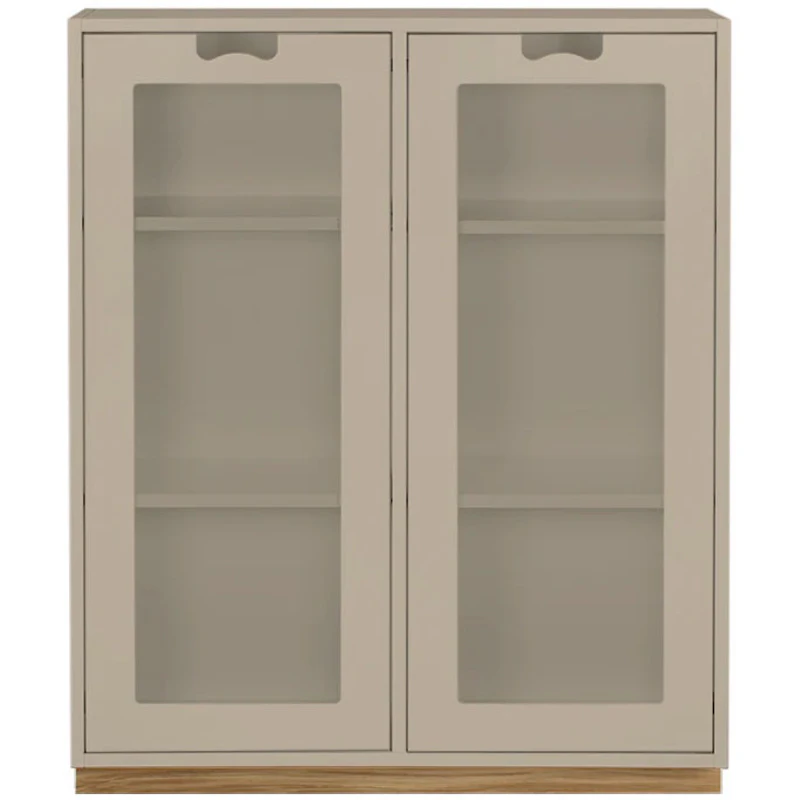 Snow E Display Cabinet 30 cm, Dark Sand