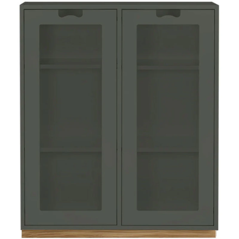 Snow E Display Cabinet 30 cm, Green Khaki