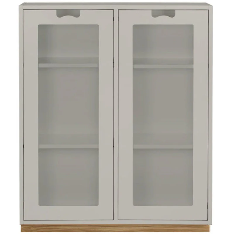 Snow E Display Cabinet 30 cm, Light Grey