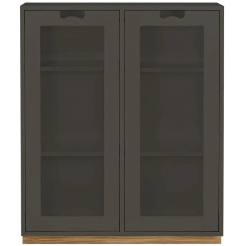 Snow E Display Cabinet 30 cm, Taupe