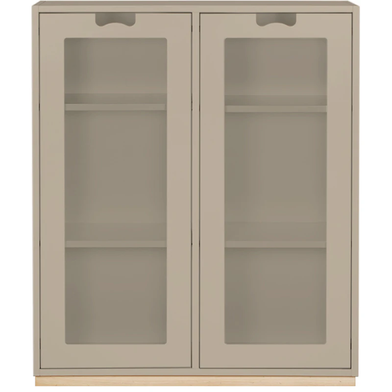 Snow E Display Cabinet 42 cm, Dark Sand