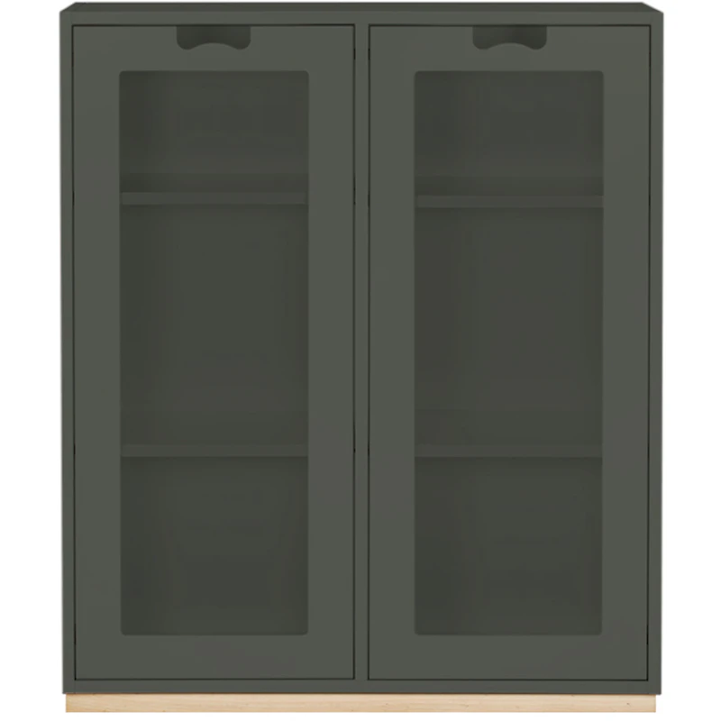 Snow E Display Cabinet 42 cm, Green Khaki