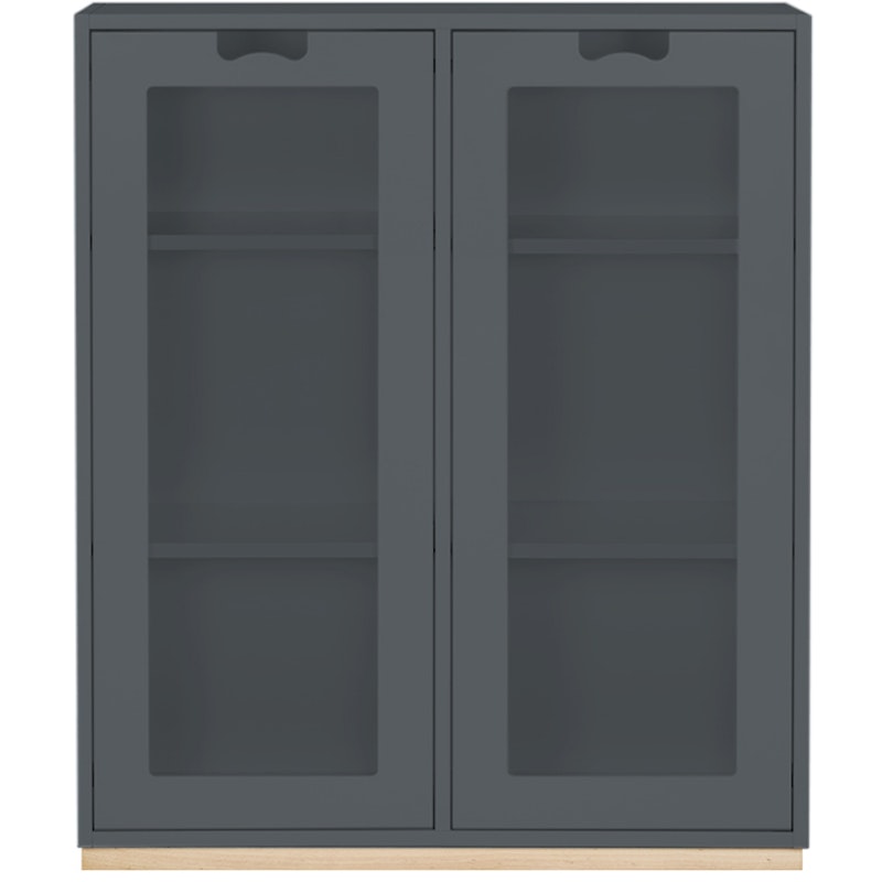 Snow E Display Cabinet 42 cm, Storm Grey