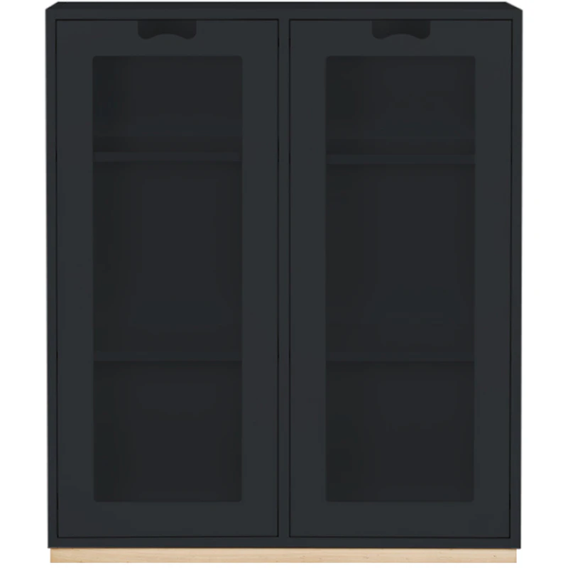 Snow E Display Cabinet 42 cm, Char Grey