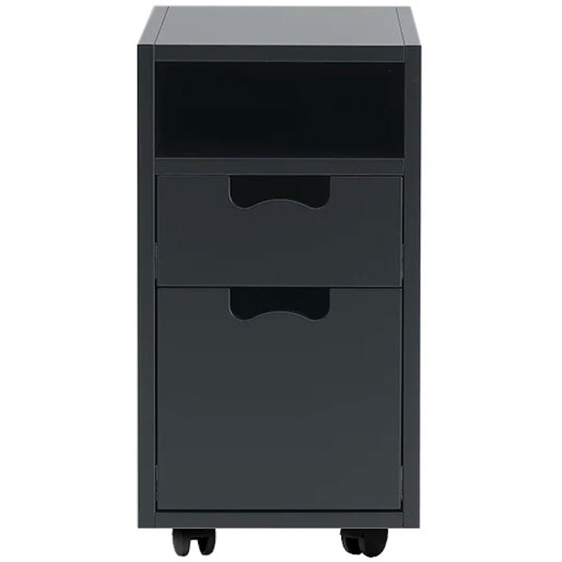 Snow G3 Drawer Unit With Casters, Char Grey