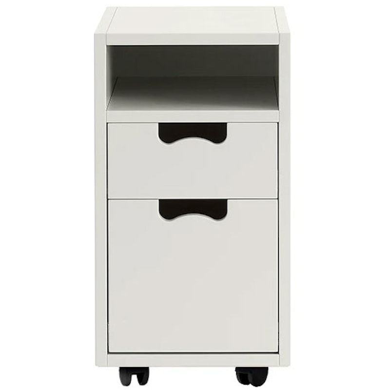 Snow G3 Drawer Unit With Casters, White