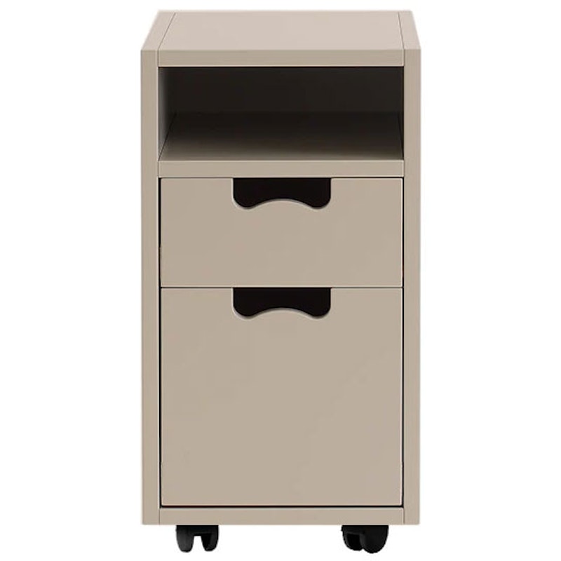 Snow G3 Drawer Unit With Casters, Dark Sand