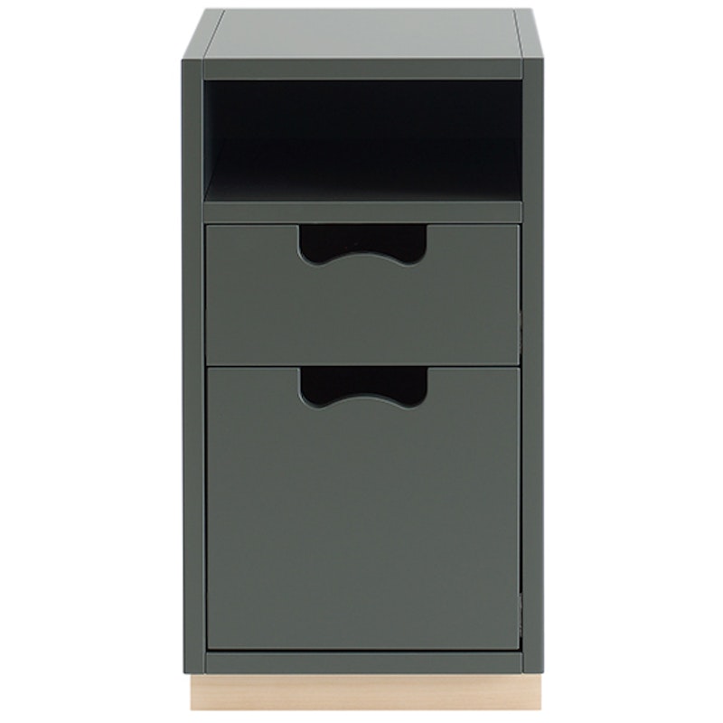 Snow G3 Drawer Unit With Base, Green Khaki