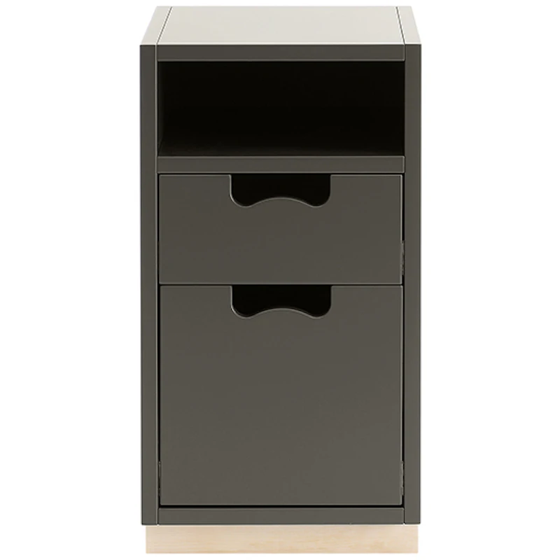 Snow G3 Drawer Unit With Base, Taupe