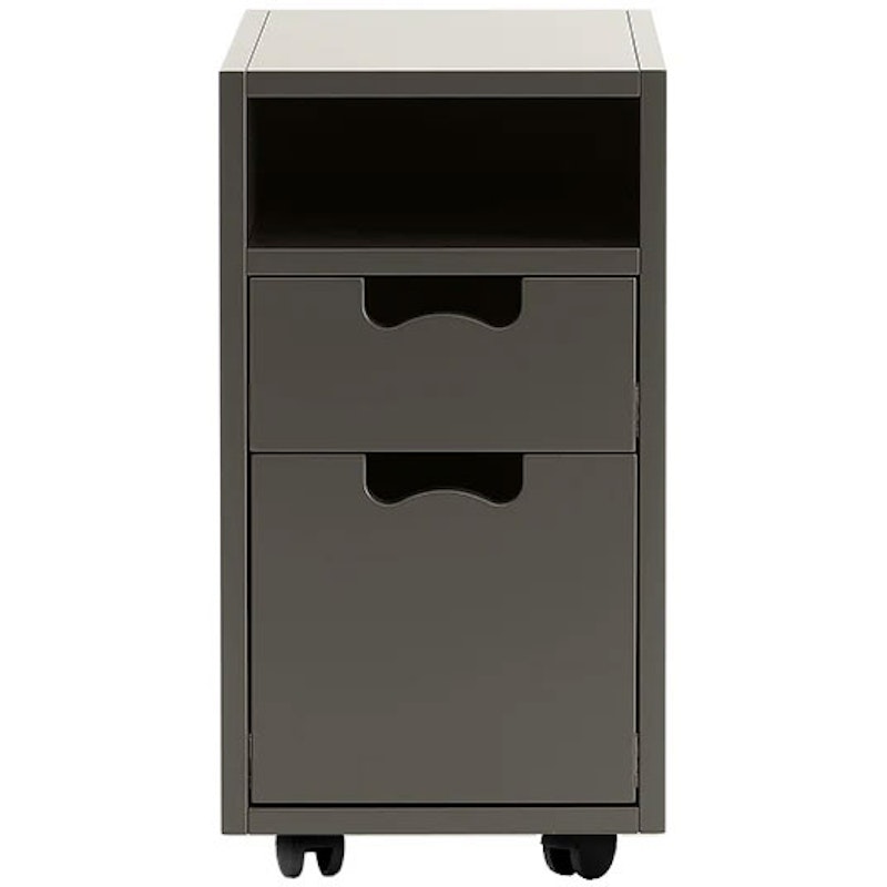 Snow G3 Drawer Unit With Casters, Taupe