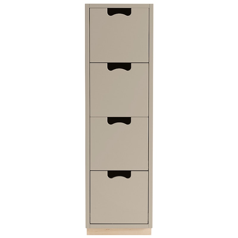 Snö J4 Chest Of Drawers Dark Sand, Base  Oak