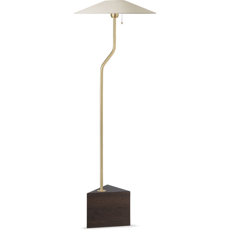 Triggy Floor Lamp, Smoked Oak