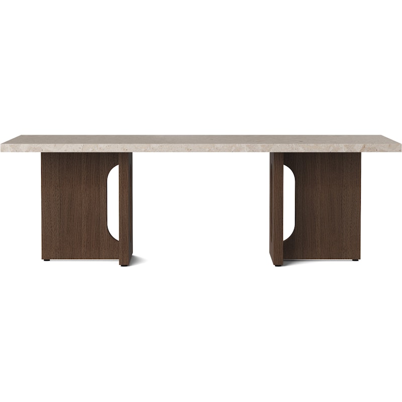 Androgyne Lounge Table, Dark Stained Oak / Sand