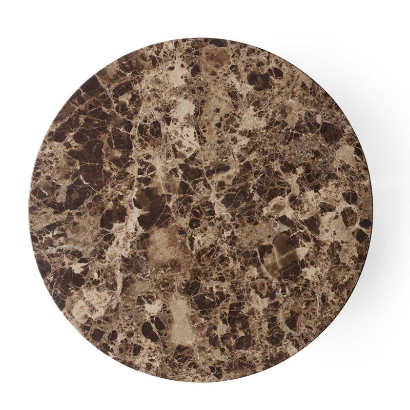 Androgyne Tabletop Ø42 cm, Emparador Marble