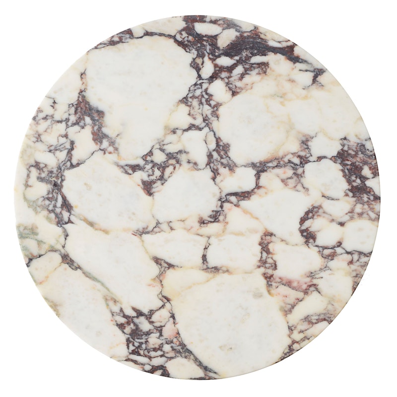 Androgyne Tabletop Ø42 cm, Calacatta Viola