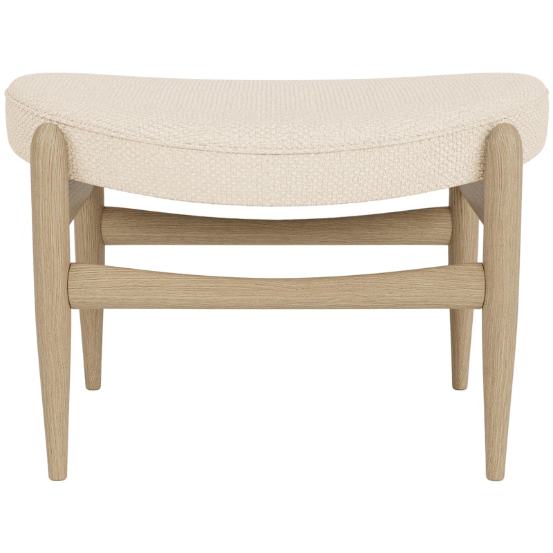 Elizabeth Footstool, Natural Oak / Logan Jasmine