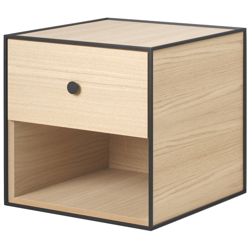 Frame 35 Bedside Table With 1 Drawer, Oak