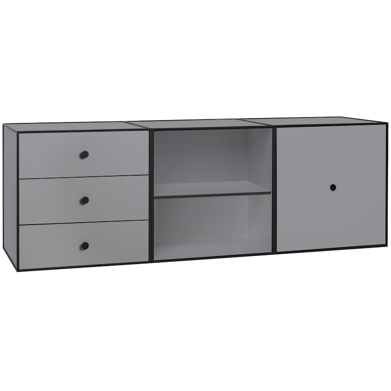 Frame 49 Trio Sideboard, Dark Grey