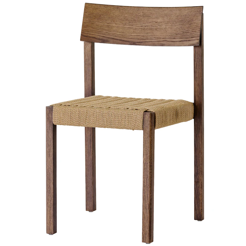 Mauro Chair, Dark Stained Oak / Paper Cord