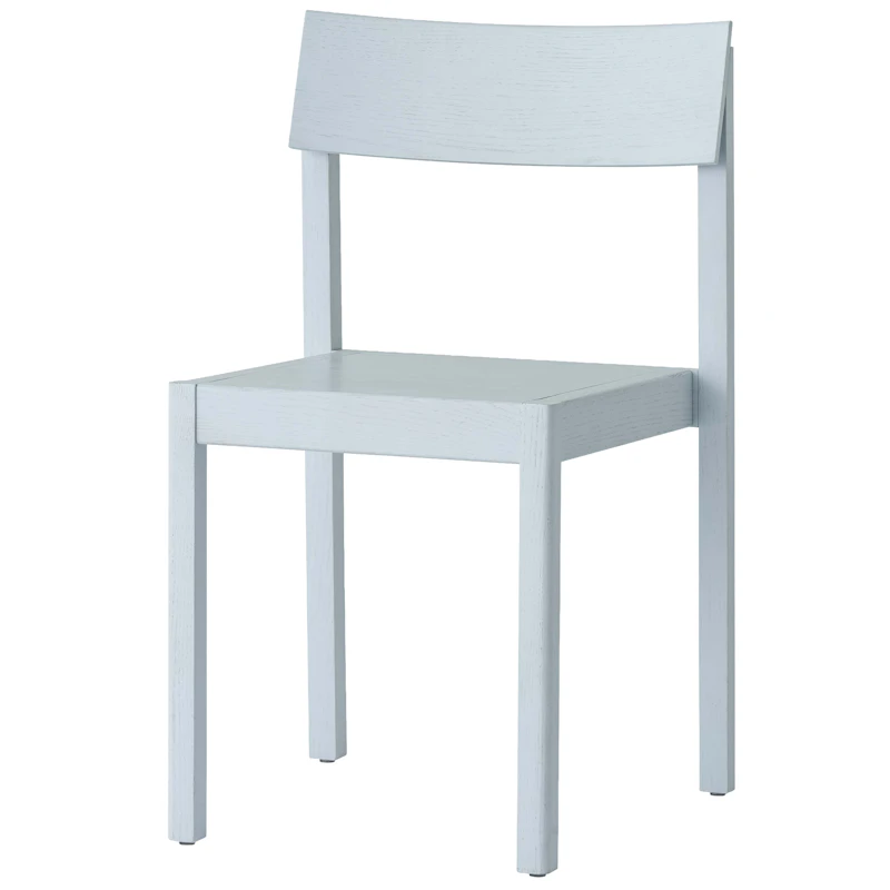 Mauro Chair, Linen Blue Oak