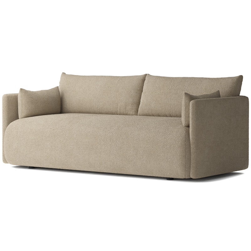 Offset 2-seater Sofa, Bouclé Beige