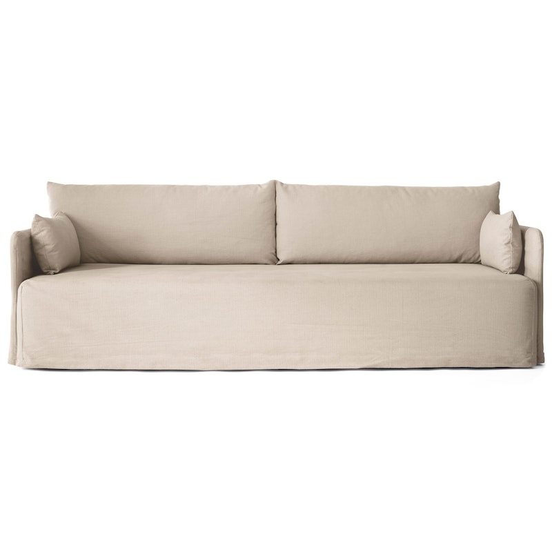 Offset Sofa 3-Seater Removable Upholstery, Logan Sand