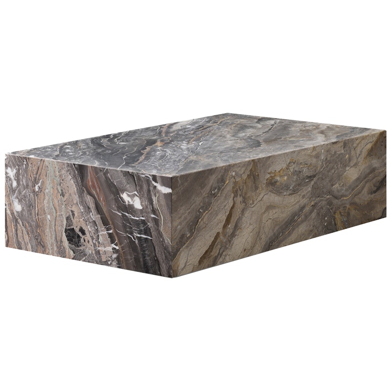 Plinth Coffee Table 100x60 cm, Grey Galaxy