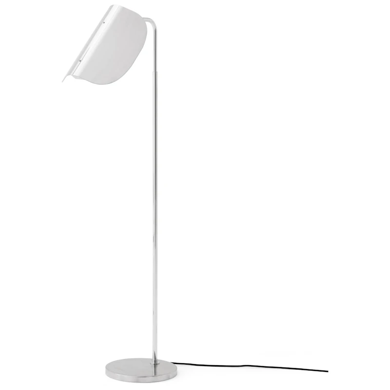 Wing Floor Lamp, Polished Aluminium